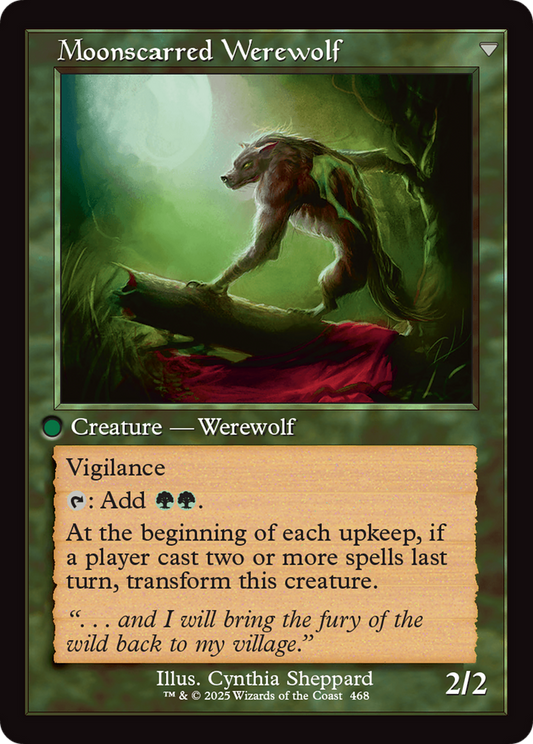 Scorned Villager // Moonscarred Werewolf (INR-468) (Foil)