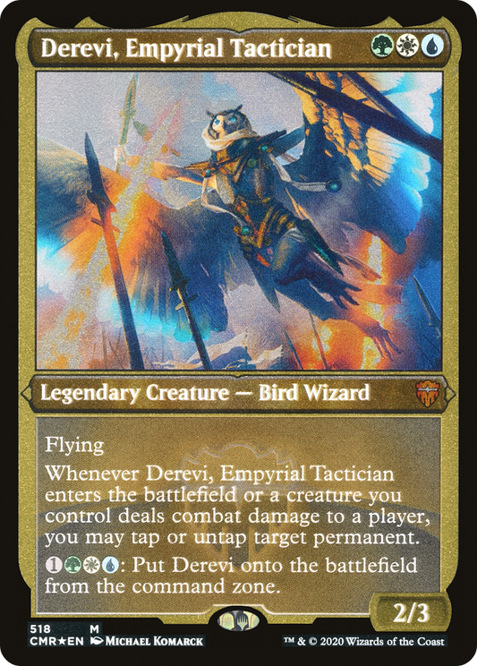 Derevi, Empyrial Tactician (CMR-518) (Etched Foil)