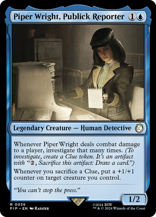 Piper Wright, Publick Reporter (PIP-036)