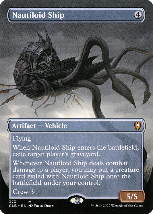 Nautiloid Ship (CLB-373) (Borderless)