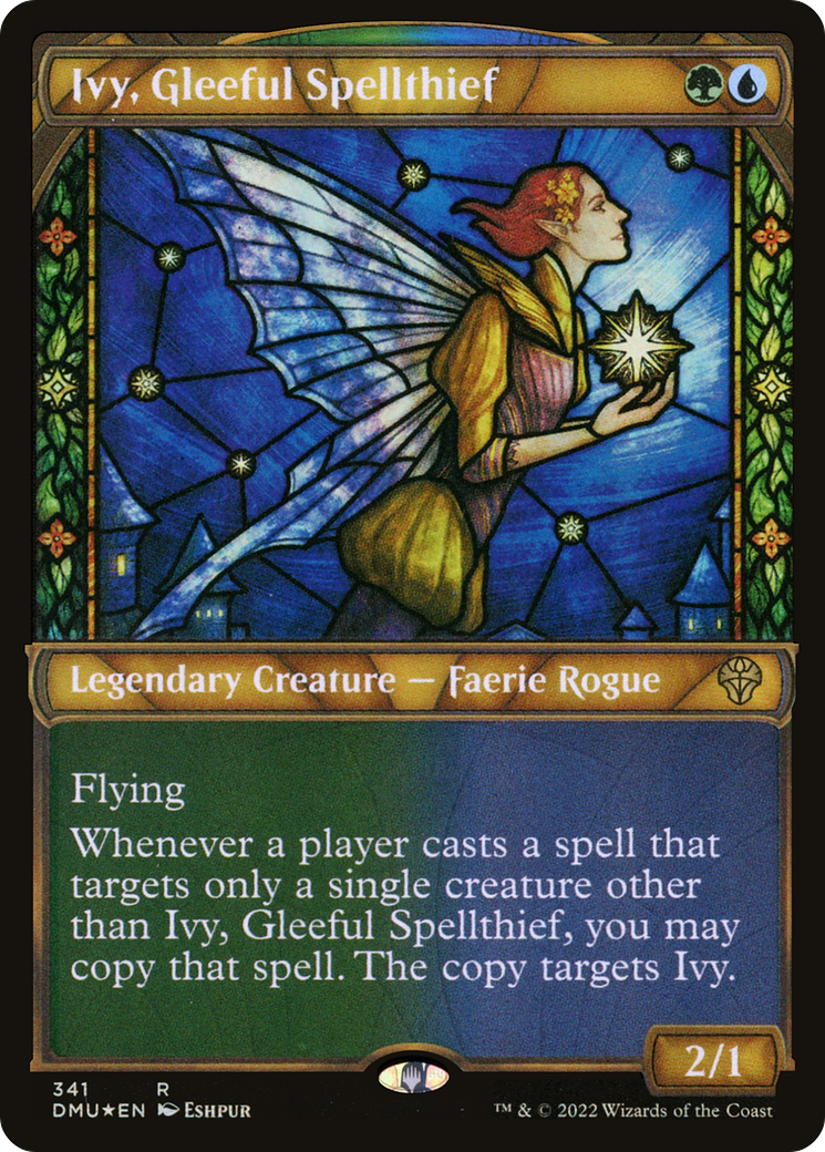 Ivy, Gleeful Spellthief (DMU-341) (Showcase) (Textured Foil)
