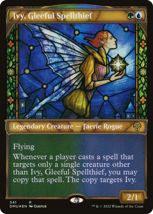 Ivy, Gleeful Spellthief (DMU-341) (Showcase) (Textured Foil)