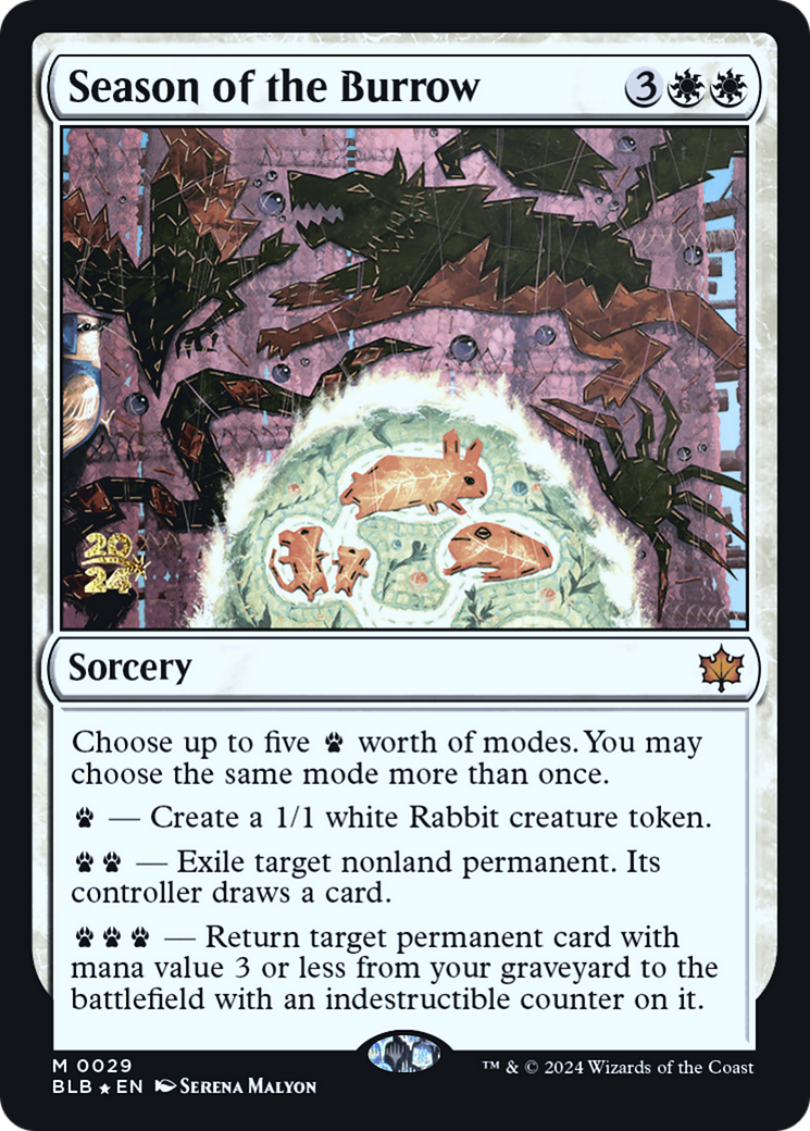 Season of the Burrow (PRE-29S) (Foil)