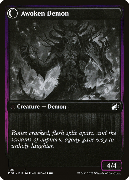 Ecstatic Awakener // Awoken Demon (DBL-100) (Foil)