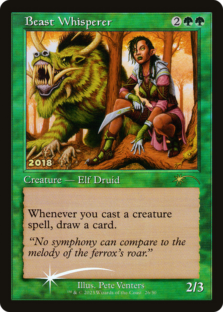 Beast Whisperer (30A-P-026) (Foil)