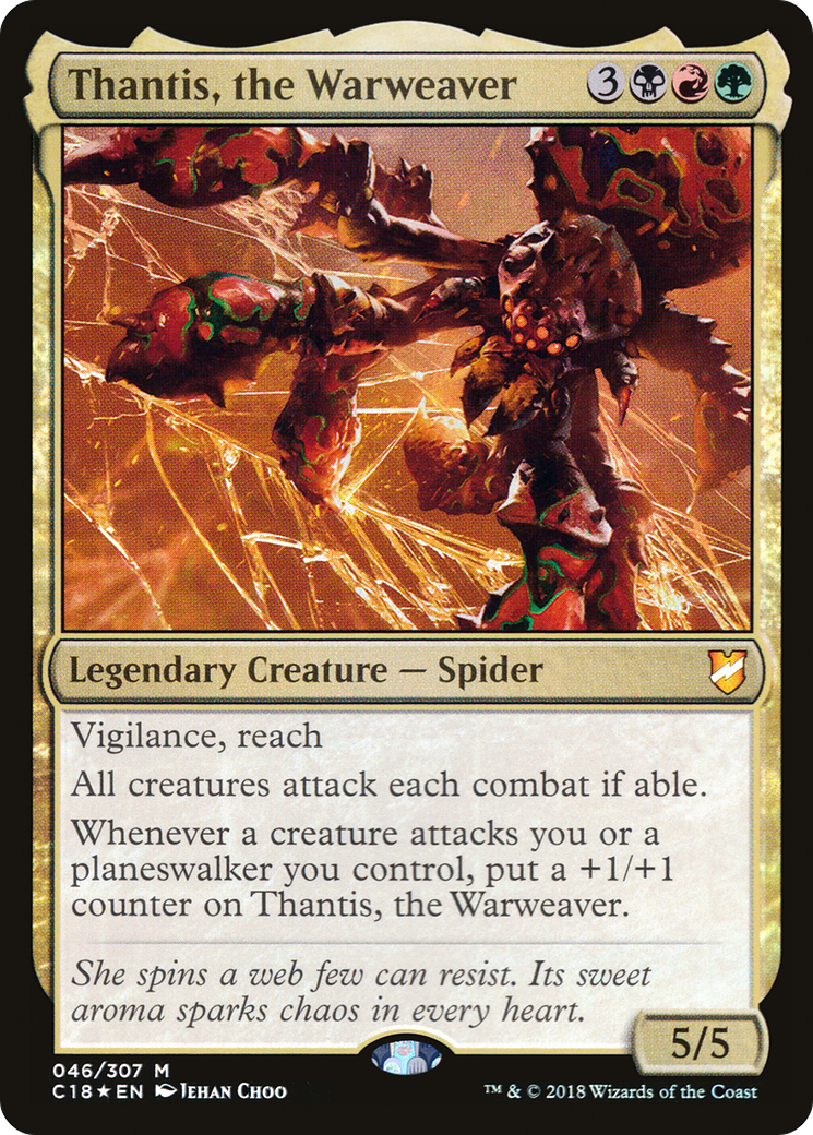 Thantis, the Warweaver (C18-046) (Foil)