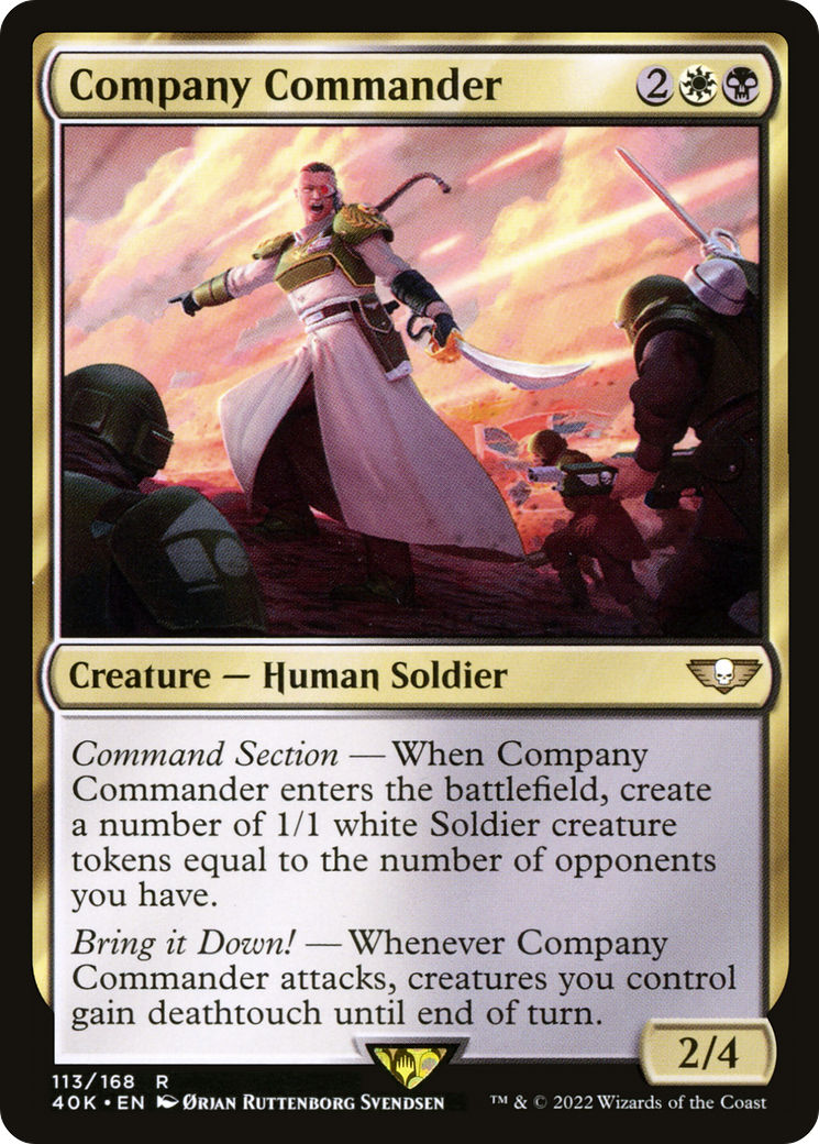 Company Commander (40K-113)