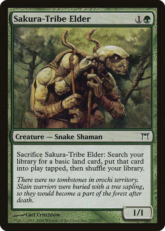 Sakura-Tribe Elder (CHK-239) (Foil)