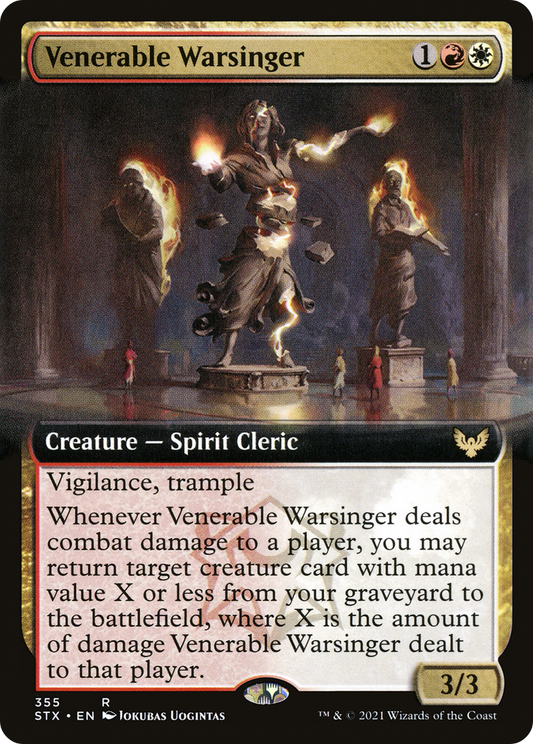 Venerable Warsinger (STX-355) (Extended Art) (Foil)