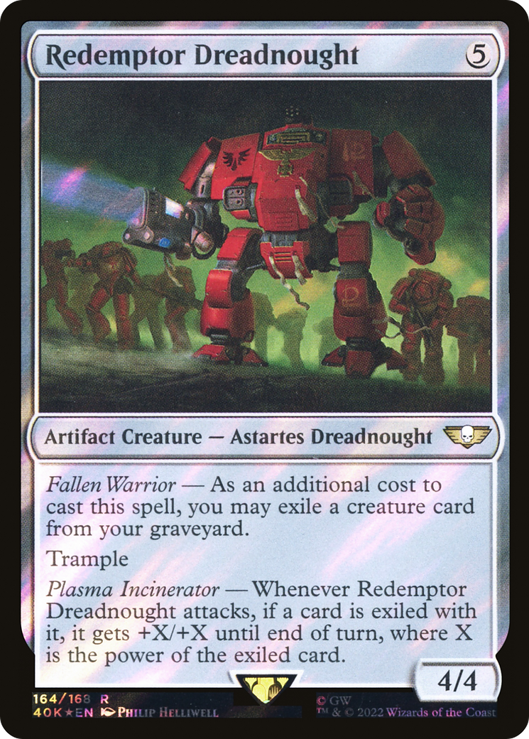 Redemptor Dreadnought (40K-164★) (Surge Foil)