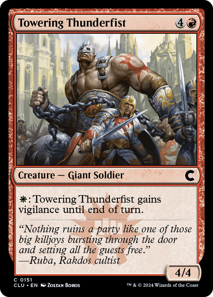 Towering Thunderfist (CLU-151)