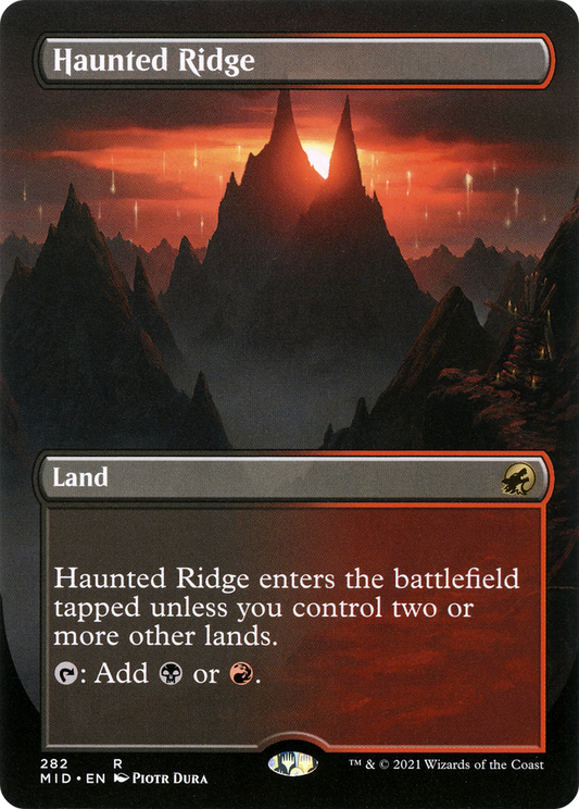 Haunted Ridge (MID-282) (Borderless) (Foil)