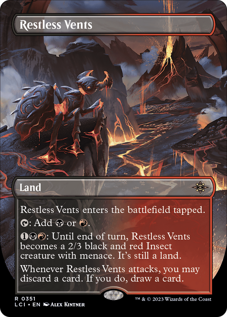 Restless Vents (LCI-351) (Borderless) (Foil)