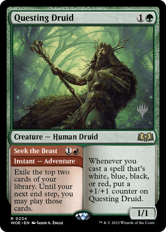 Questing Druid // Seek the Beast (PPWOE-234P)