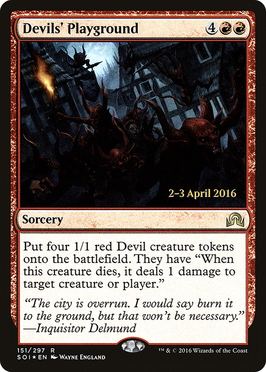 Devils' Playground (PRE-151S) (Foil)