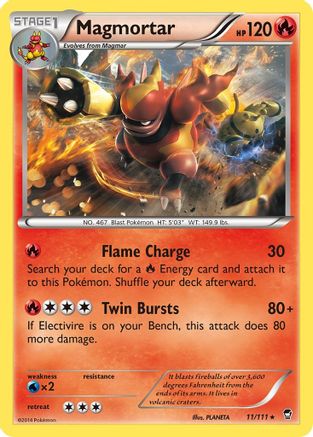 Magmortar (FFI-011) (Reverse Holofoil)
