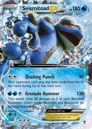 Seismitoad EX (FFI-020) (Holofoil)