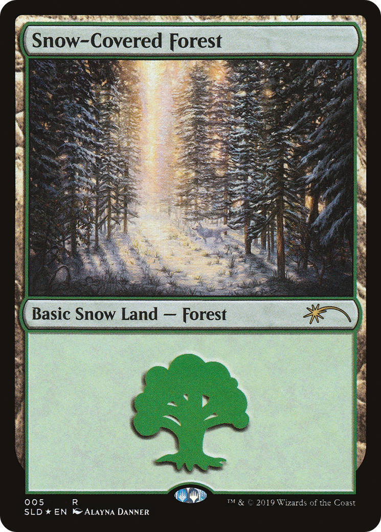 Snow-Covered Forest (SLD-005) (Foil)