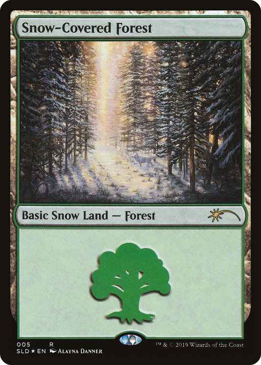 Snow-Covered Forest (SLD-005) (Foil)