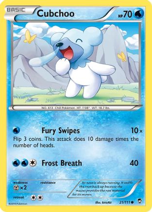 Cubchoo (FFI-021) (Reverse Holofoil)