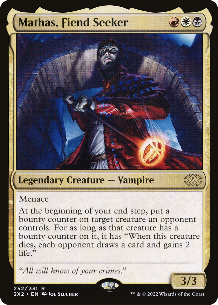 Mathas, Fiend Seeker (2X2-252) (Foil)