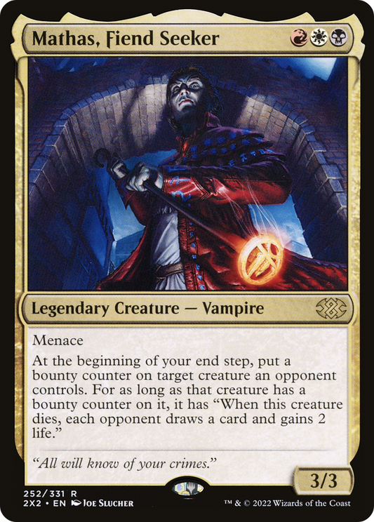 Mathas, Fiend Seeker (2X2-252) (Foil)