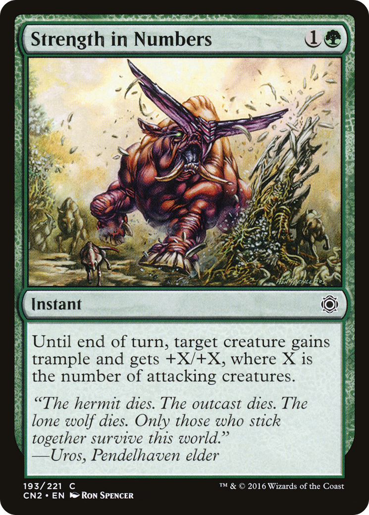 Strength in Numbers (CN2-193) (Foil)