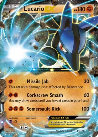 Lucario EX (FFI-054) (Holofoil)