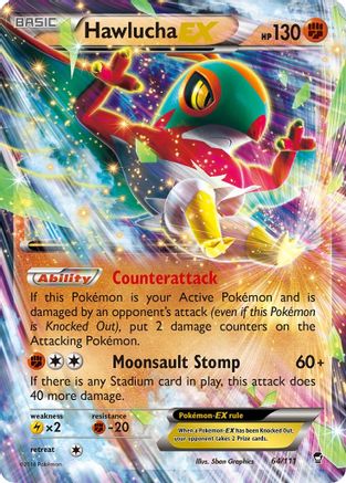 Hawlucha EX (FFI-064) (Holofoil)