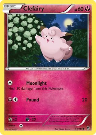 Clefairy (69) (FFI-069) (Reverse Holofoil)