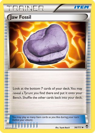 Jaw Fossil (FFI-094) (Reverse Holofoil)