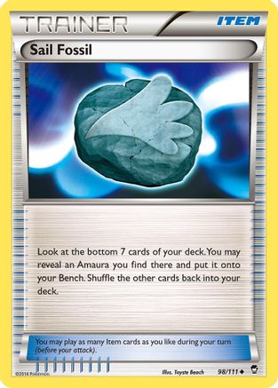 Sail Fossil (FFI-098) (Reverse Holofoil)