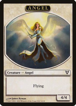 Angel // Demon Double-Sided Token (AVR-1 // 5) (Foil)