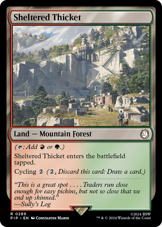 Sheltered Thicket (PIP-289) (Foil)