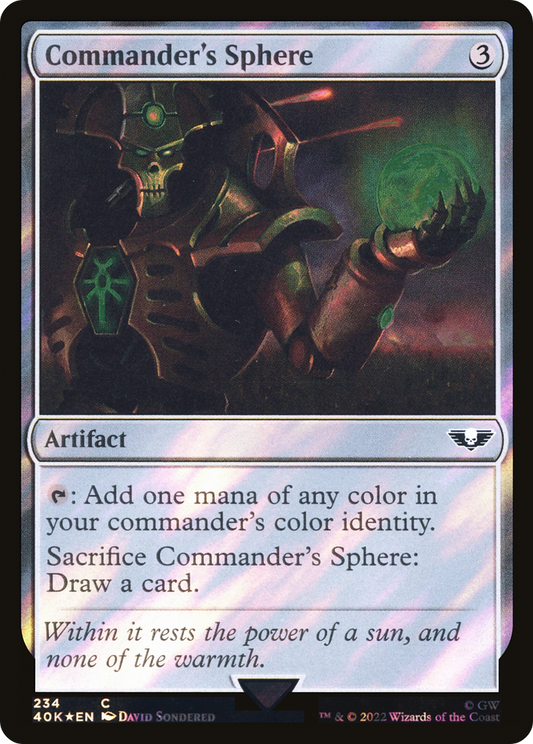Commander's Sphere (40K-234★) (Surge Foil)
