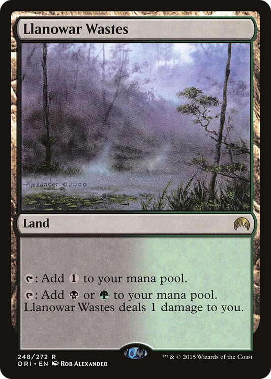 Llanowar Wastes (ORI-248) (Foil)