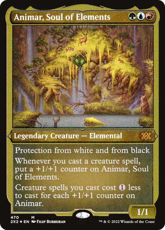 Animar, Soul of Elements (2X2-470) (Etched Foil)
