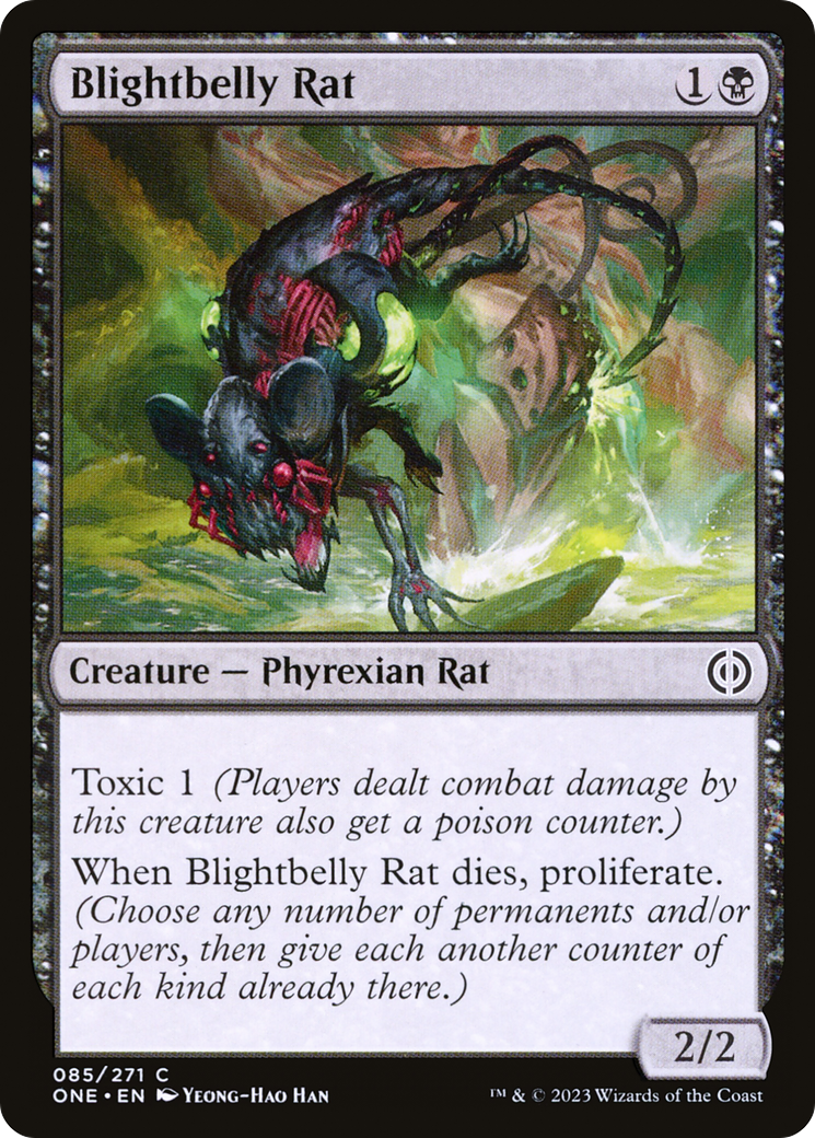 Blightbelly Rat (ONE-085) (Foil)