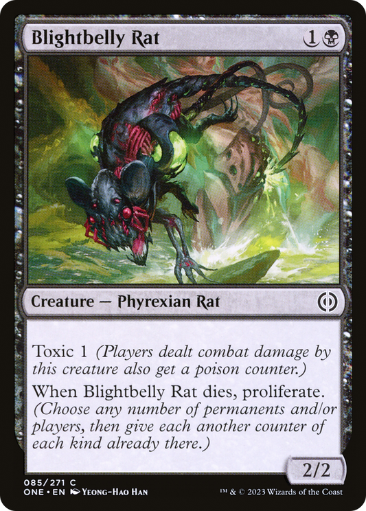 Blightbelly Rat (ONE-085) (Foil)