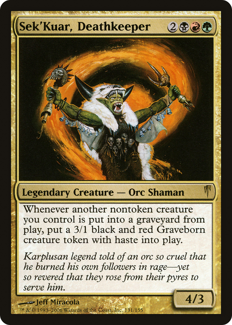 Sek'Kuar, Deathkeeper (CSP-131) (Foil)