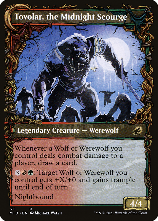 Tovolar, Dire Overlord // Tovolar, the Midnight Scourge (MID-311) (Showcase)