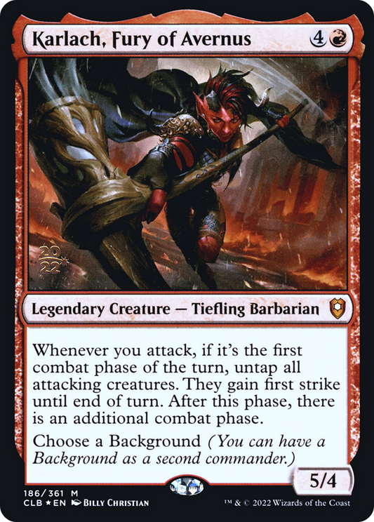 Karlach, Fury of Avernus (PRE-186S) (Foil)