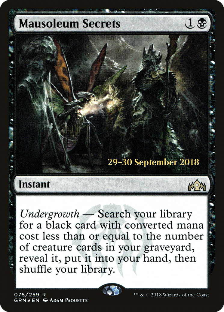 Mausoleum Secrets (PRE-75S) (Foil)