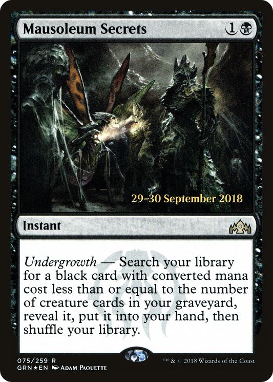 Mausoleum Secrets (PRE-75S) (Foil)