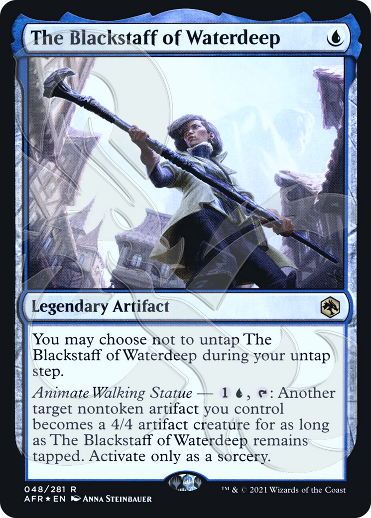 The Blackstaff of Waterdeep (AFR&-48A) (Foil)
