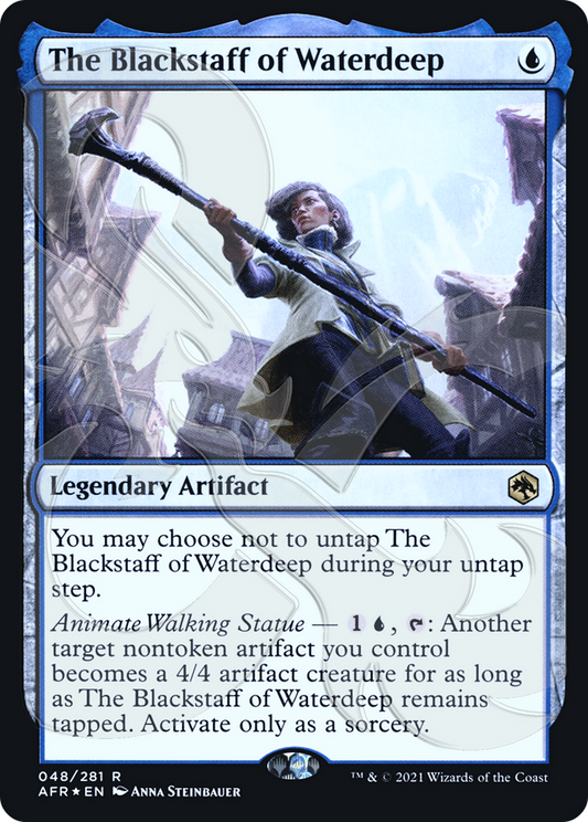 The Blackstaff of Waterdeep (AFR&-48A) (Foil)