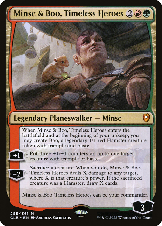 Minsc & Boo, Timeless Heroes (CLB-285) (Foil)