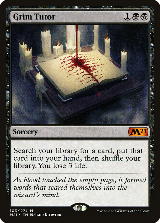 Grim Tutor (M21-103)
