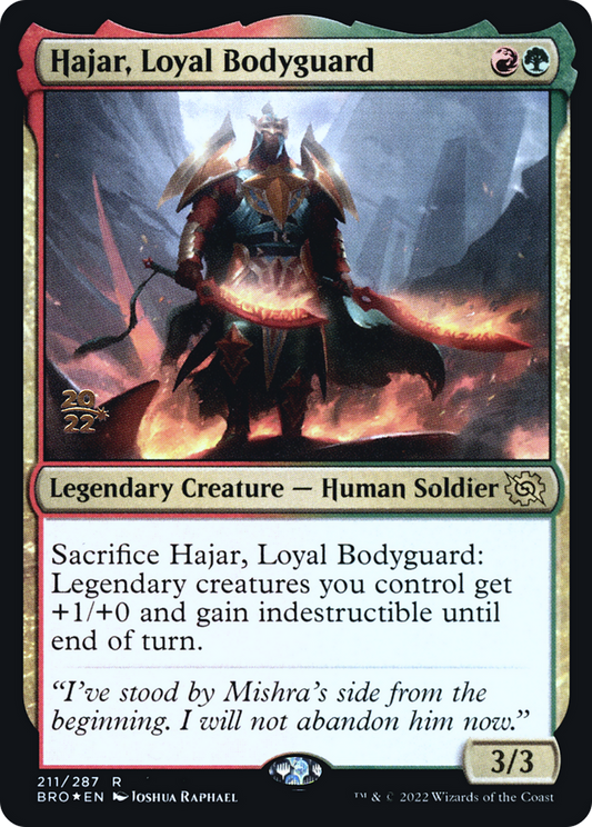 Hajar, Loyal Bodyguard (PRE-211S) (Foil)