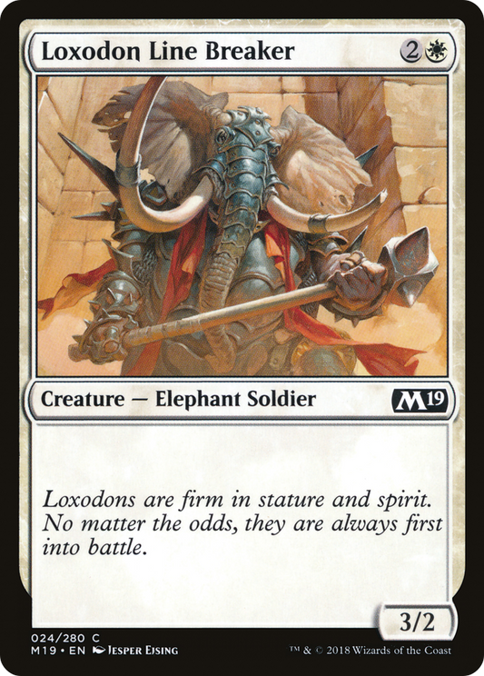 Loxodon Line Breaker (M19-024) (Foil)